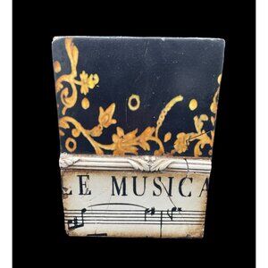 Sid Dickens T-109 "Under Stars" Memory Block Wall Art 6" X 8" X 1.25" Vintage